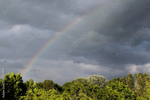 Rainbow after rain