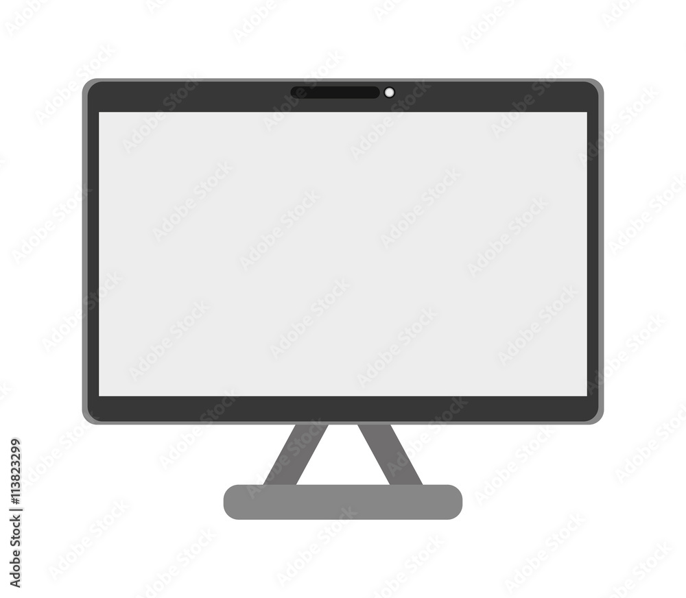 Computer icon. Technology design. vector graphic Computer icon. Technology design. vector graphic