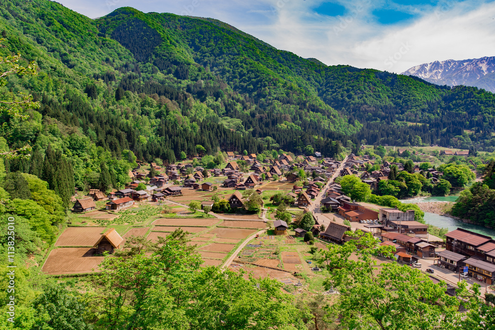 Obraz premium Shirakawa village