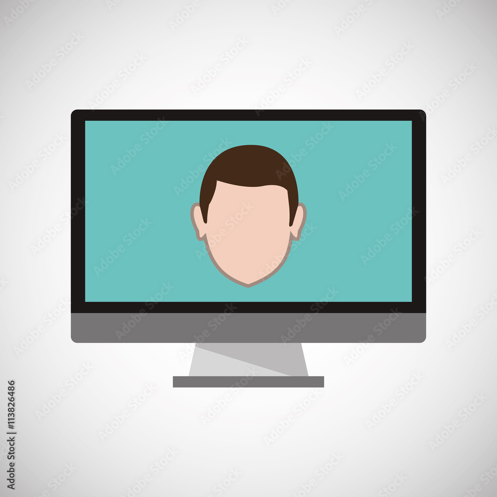 Financial item design. businessman icon. Flat illustration, vect Financial item design. businessman icon. Flat illustration, vect