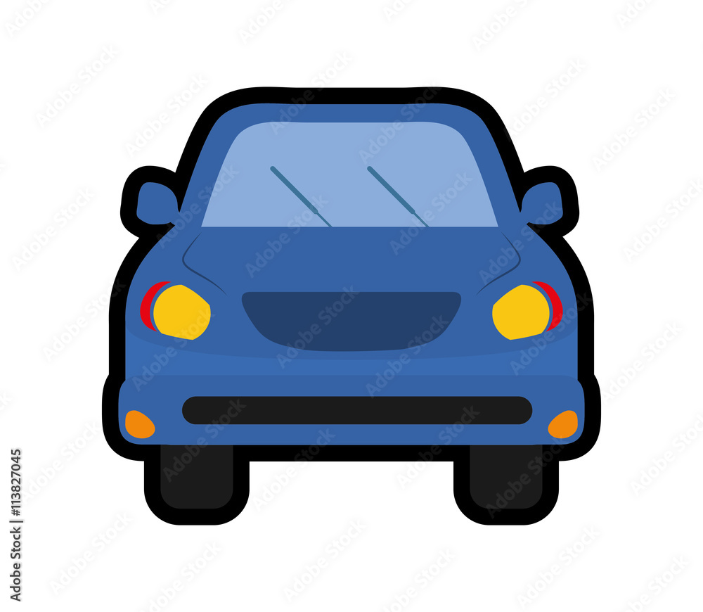 car or automobile icon. Transportation design. vector graphic