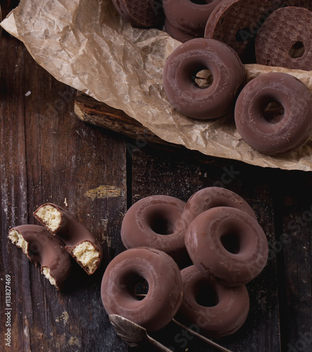 Chocolate rings cookies