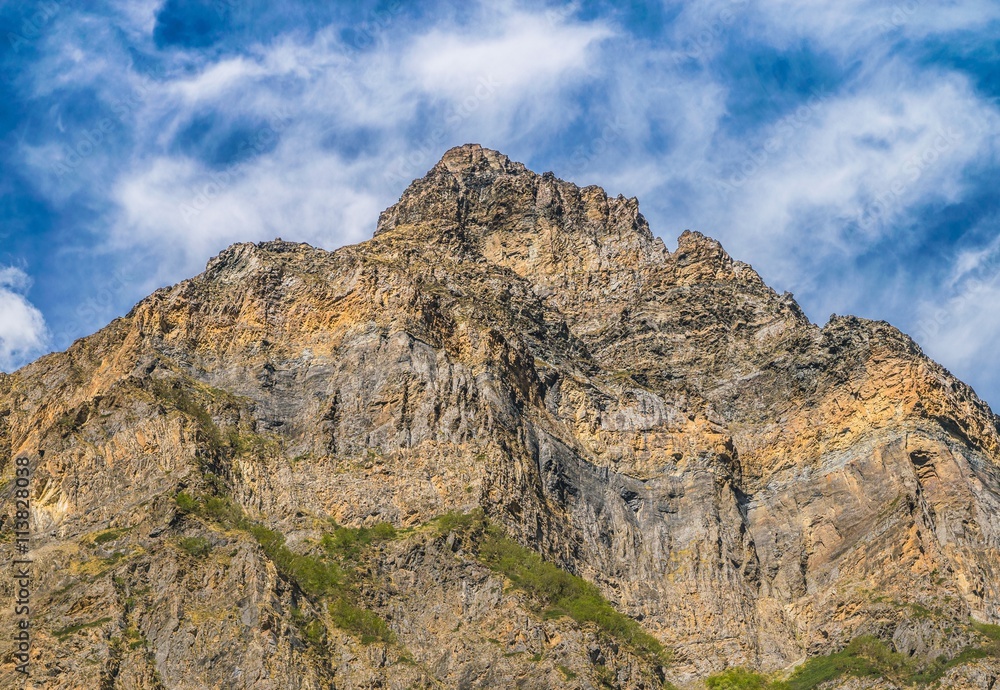 Mountain View From Annapurna Circuit Trail