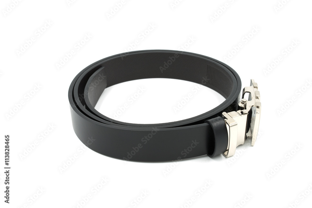 Black belt isolated on white background. Black belt isolated on white background.