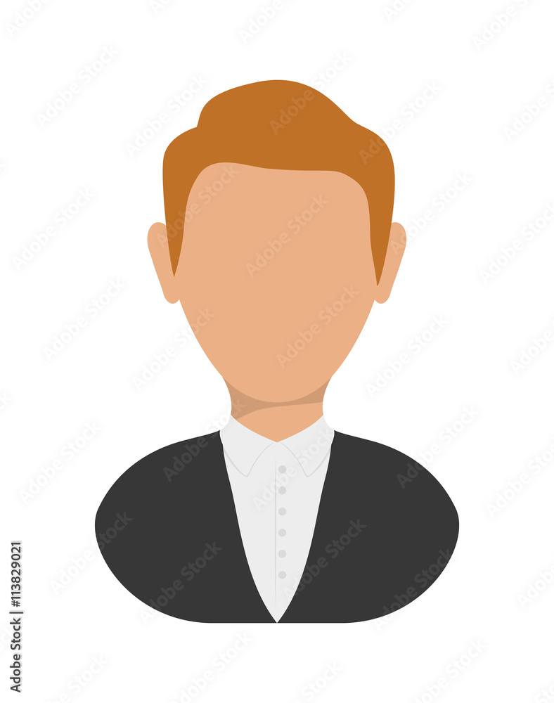 Avatar man icon. People design. vector graphic Avatar man icon. People design. vector graphic
