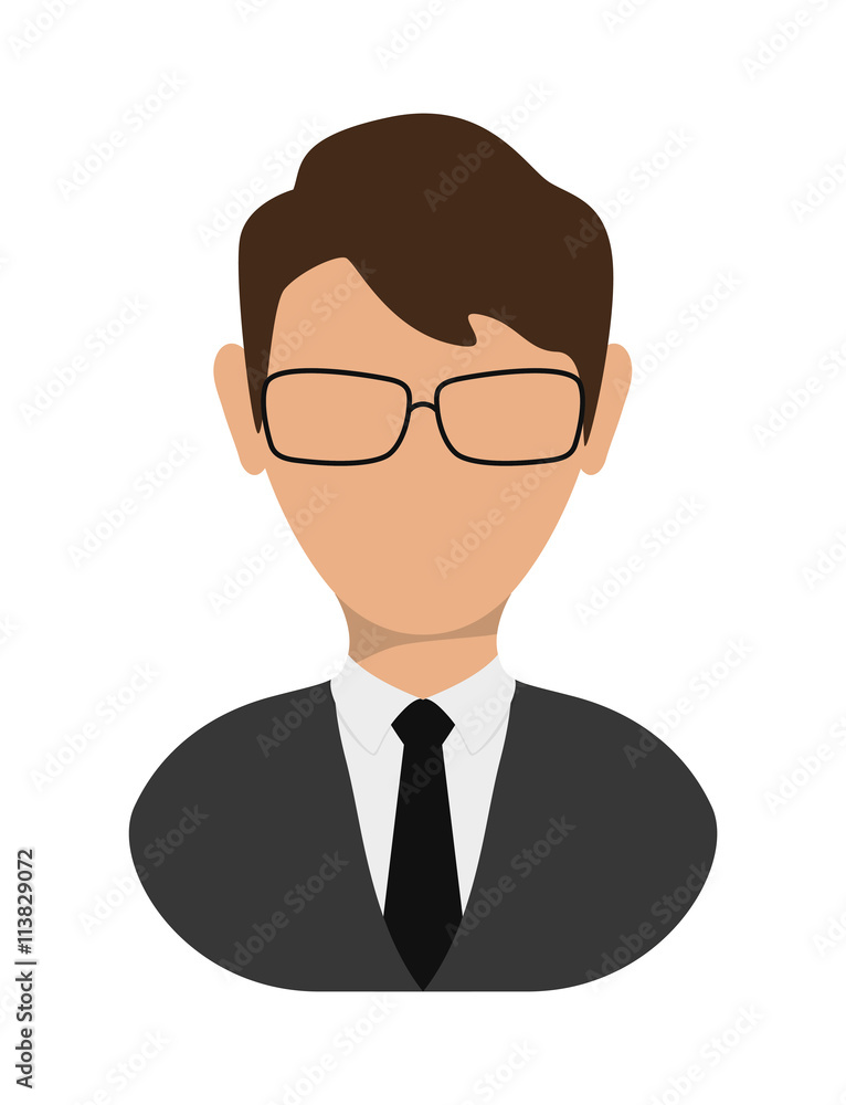 Avatar man icon. People design. vector graphic