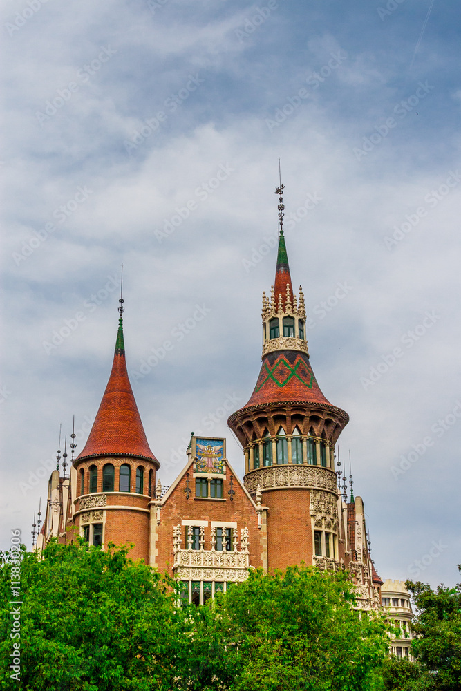 Traditional architectures in Barcelona, Catalonia, Spain. Traditional architectures in Barcelona, Catalonia, Spain.