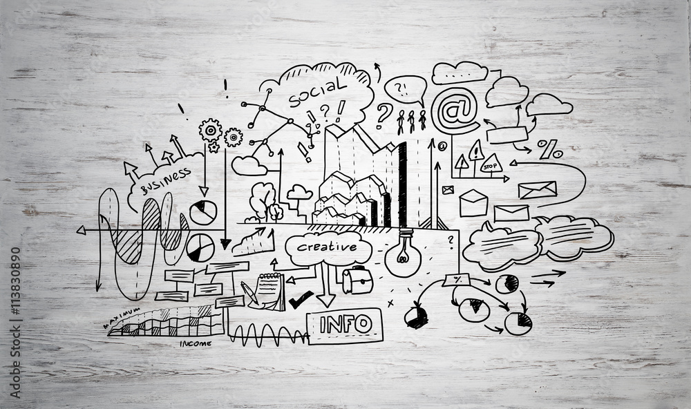 Obraz premium Study business science