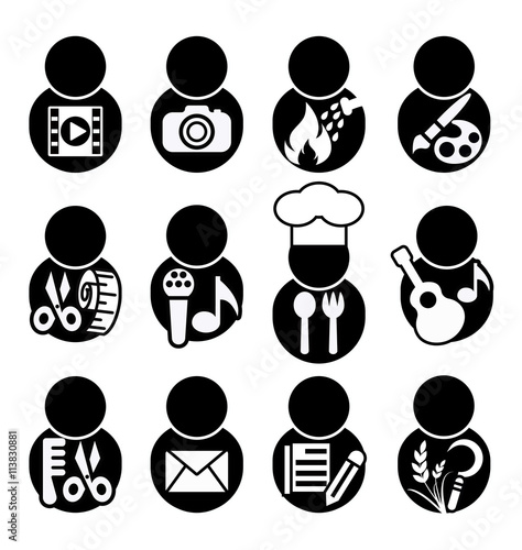 occupations icon symbol
