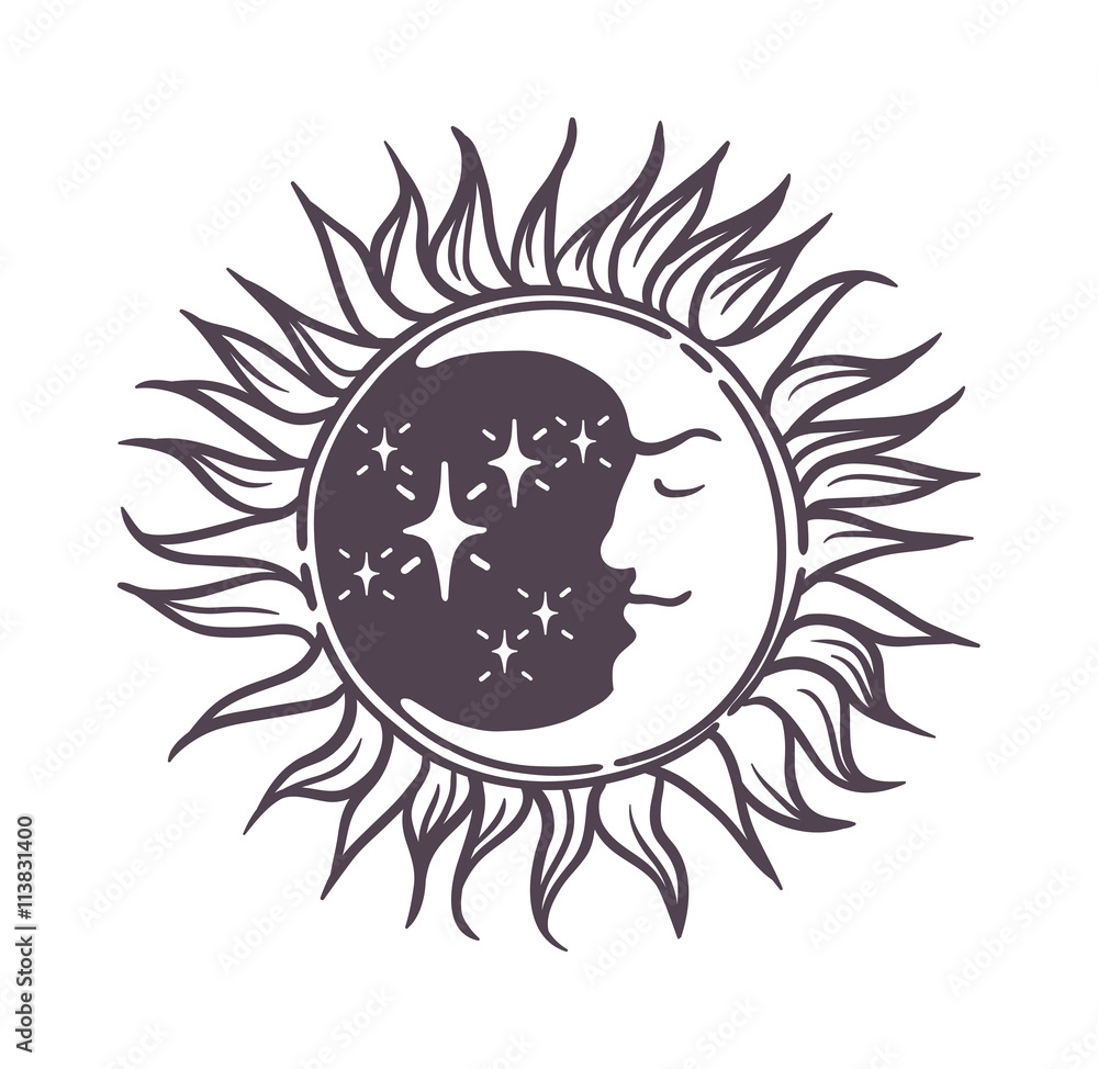 Moon design vector illustration. Moon design vector illustration.