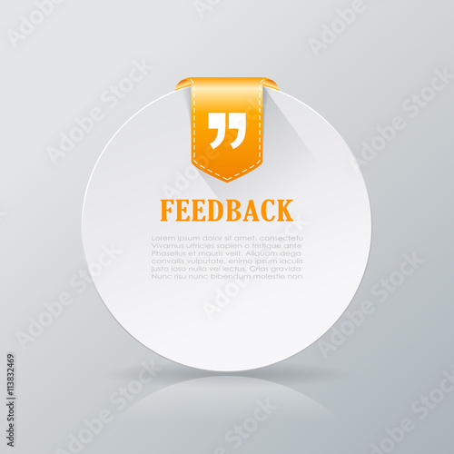 Feedback info card