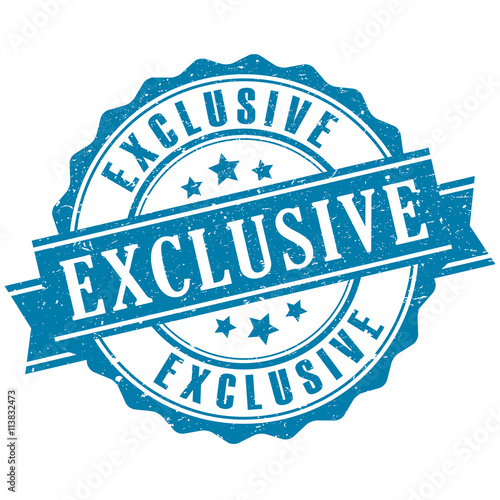 Exclusive retro rubber stamp