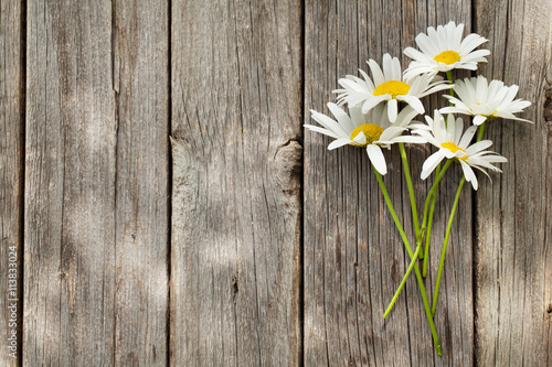 Fototapeta Naklejka Na Ścianę i Meble -  Daisy chamomile flowers bouquet