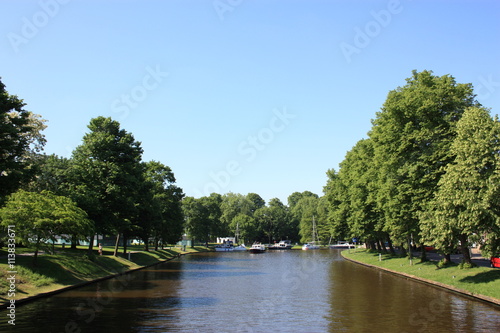 Prinsentuin garden in the historic city of Leeuwarden