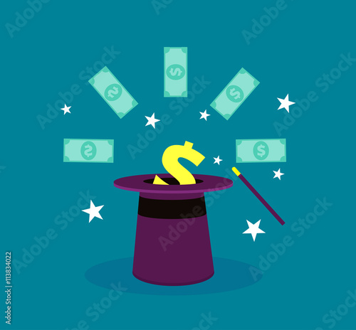 Easy money miracle magician hat