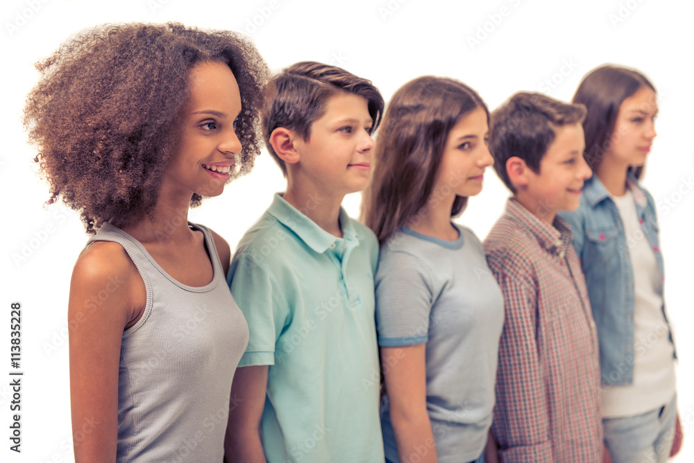 Group of teenagers Group of teenagers