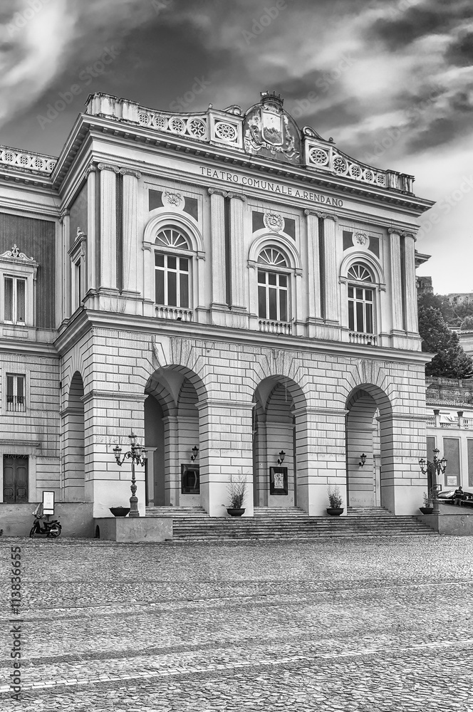 The historic Rendano Theatre in Cosenza, Italy