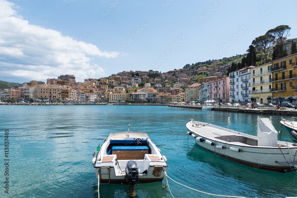 Boote in Porto Santo Stefano