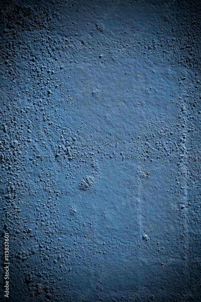 Obraz premium Grunge blue painted wall