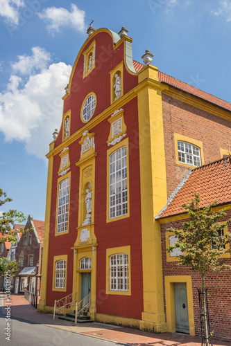 Front of the Gymnasialkirche church in Meppen