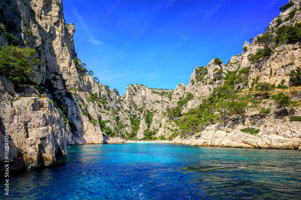 Calanque d'En Vau near Marseilles, France Calanque d'En Vau near Marseilles, France