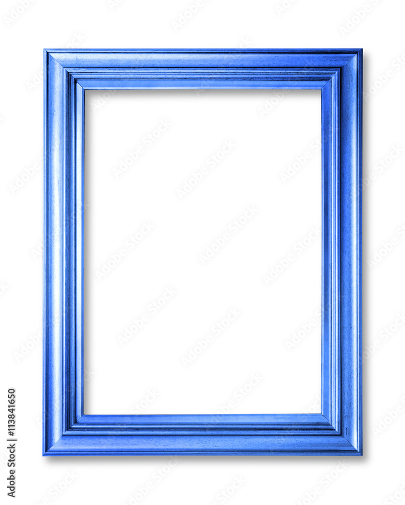 bluer frame on white bluer frame on white