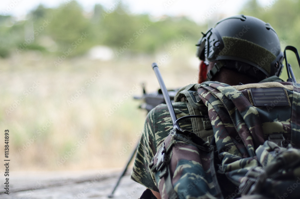 Radio operator soldier Radio operator soldier