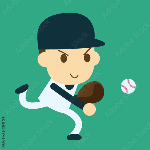 baseball pitcher throwing ball