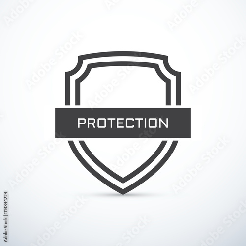 Protection icon. Shield