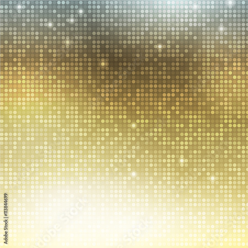 Vertical gold mosaic