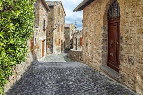 Streets of the city Orvieto, Italy, Toscana