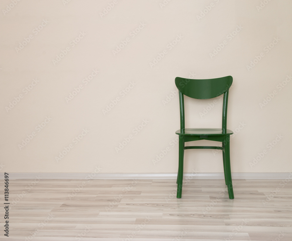 chair front empty wall chair front empty wall