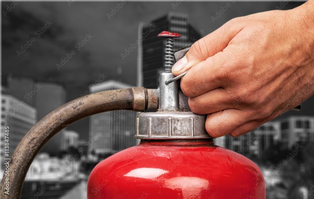 Naklejka premium Fire Extinguisher.