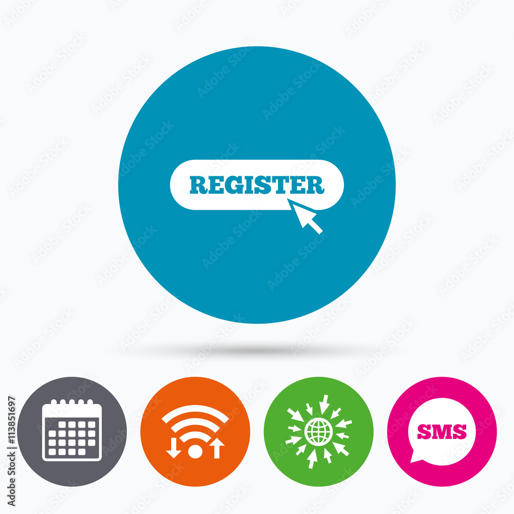 Register with cursor pointer icon. Membership. Register with cursor pointer icon. Membership.