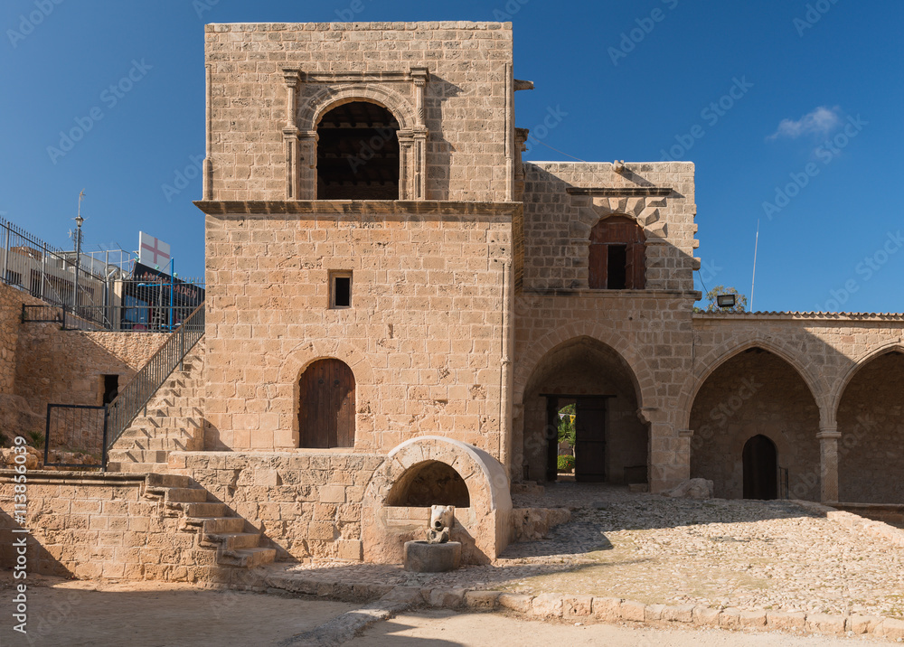 May 29, 2014: Photo of medieval fortress. Aya Napa. Cyprus.