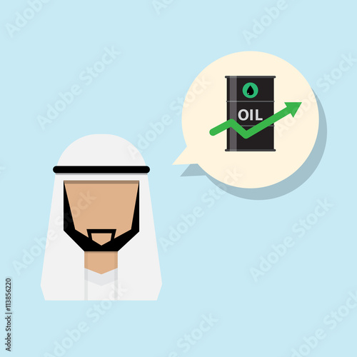 arab man sign annouce oil production capacity increasing