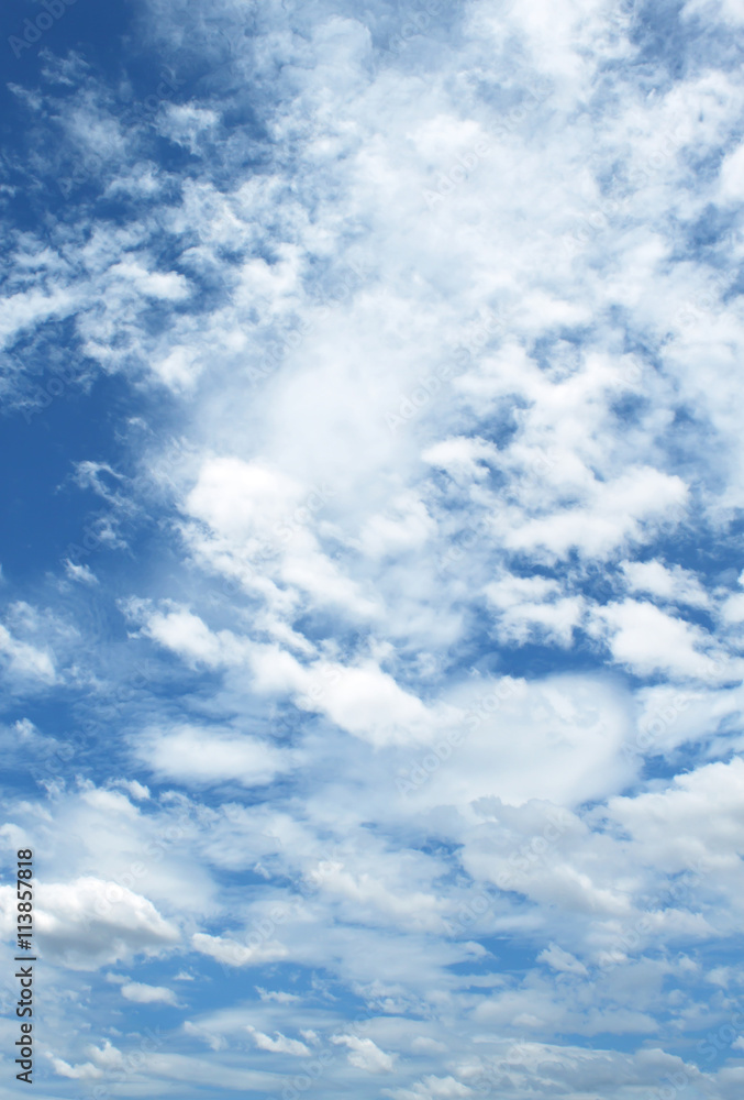 Naklejka premium blue sky