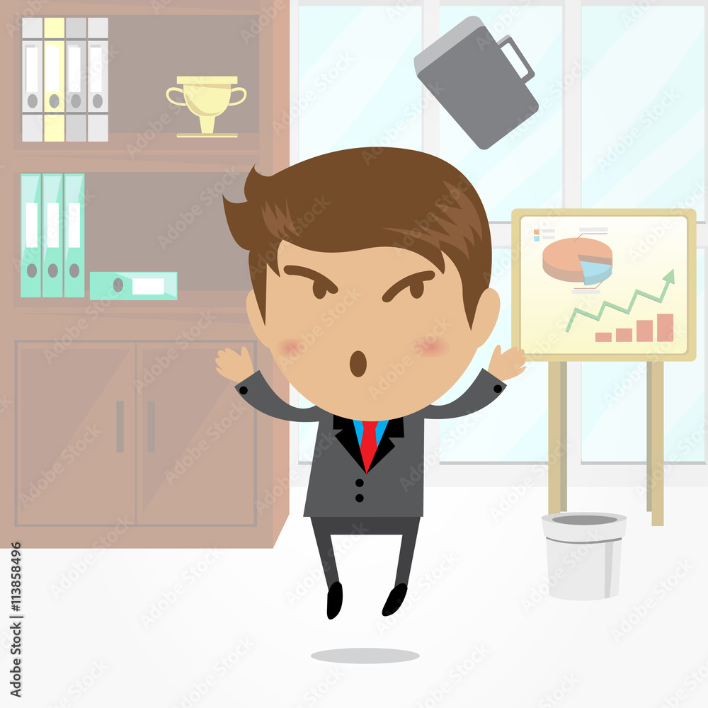 Businessman cartoon character , vector Businessman cartoon character , vector