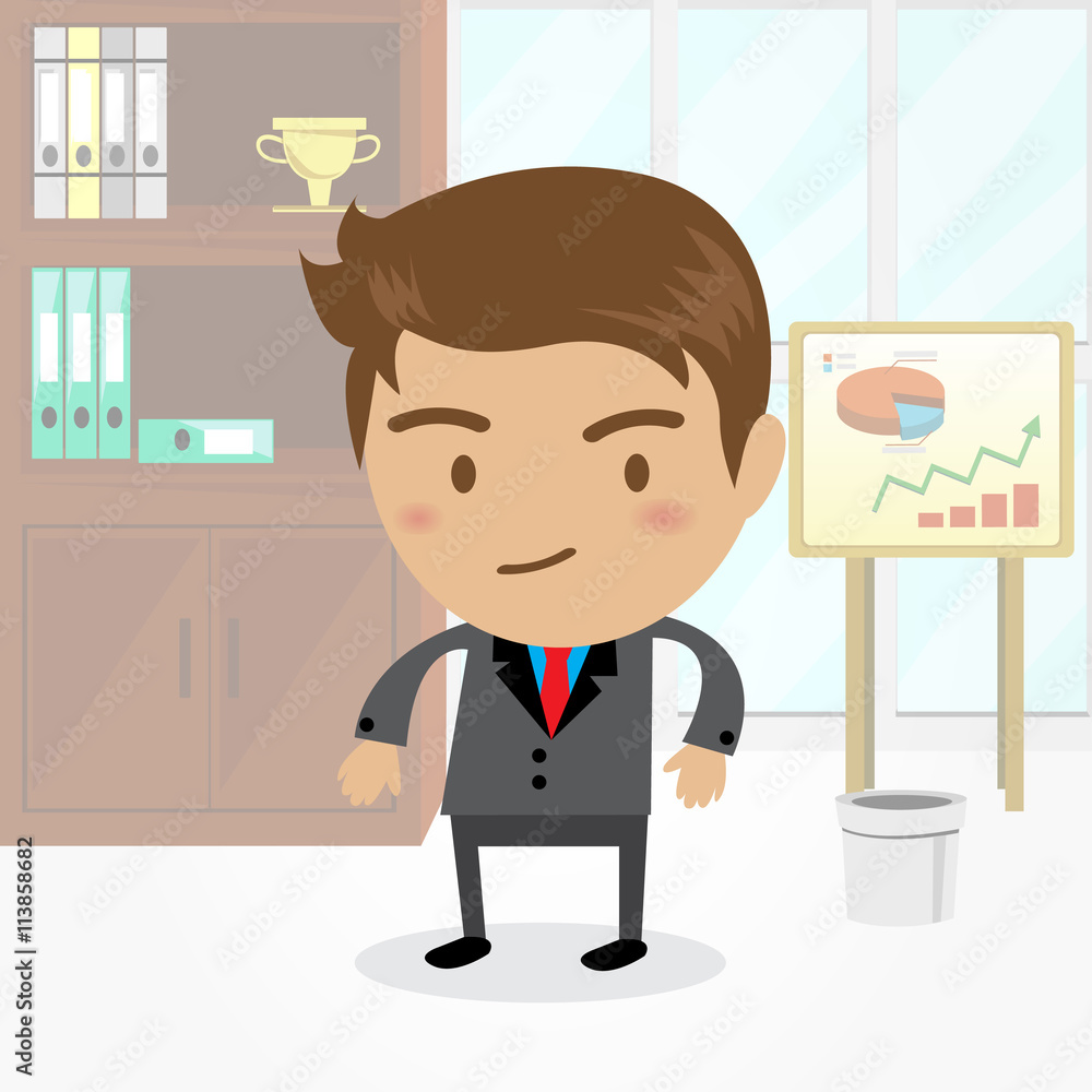 Businessman cartoon character , vector Businessman cartoon character , vector