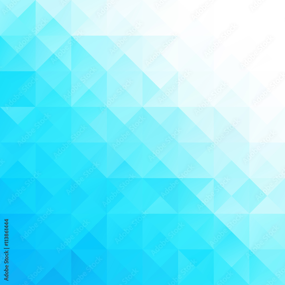 Obraz premium Blue Grid Mosaic Background, Creative Design Templates