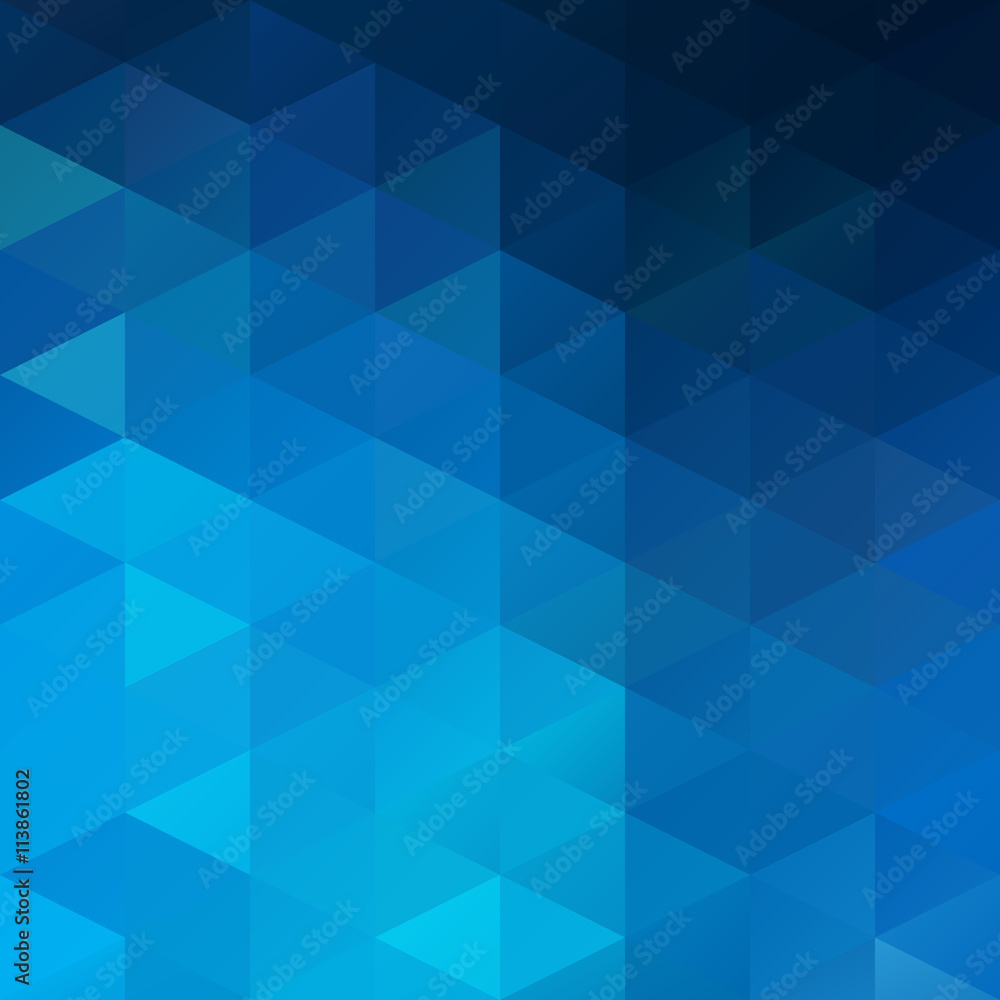 Blue Grid Mosaic Background, Creative Design Templates - obrazy, fototapety, plakaty 