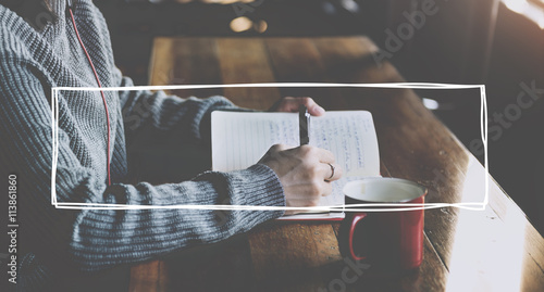 Фотография Creative Thinking Notes Frame Graphic Concept