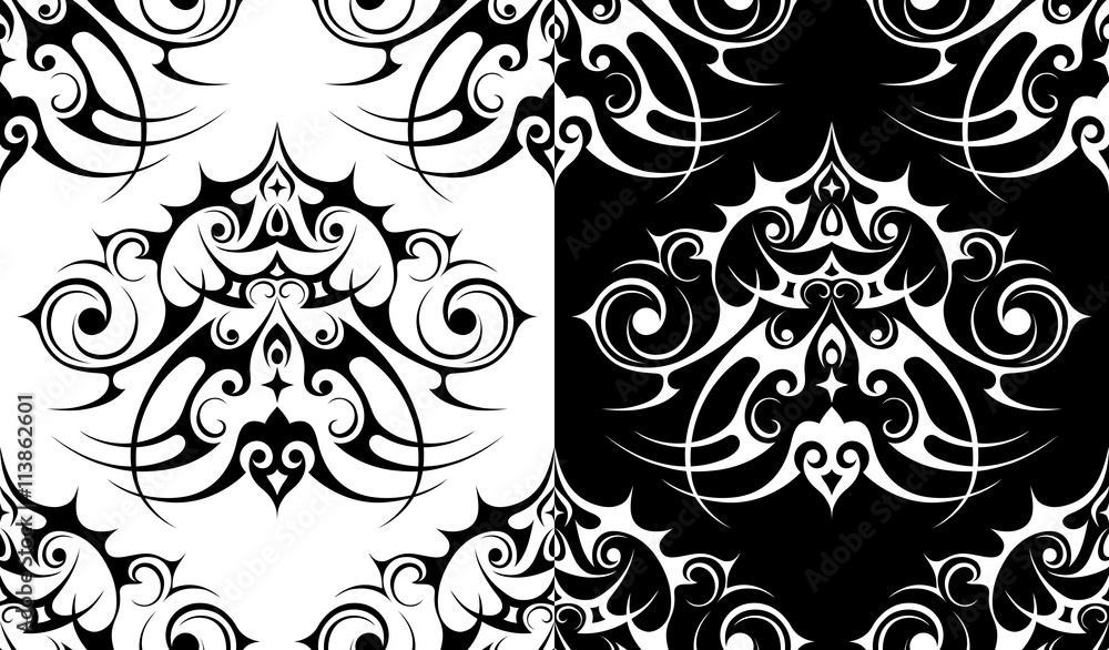 Decorative element seamless pattern. Decorative element seamless pattern.