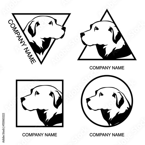 Set of Dog logo
