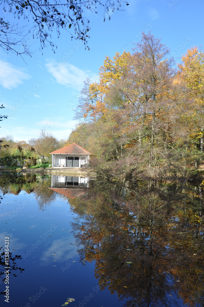 Fototapeta premium Paddelteich in Langen
