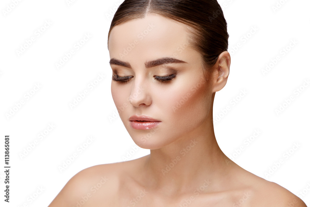 Beautiful Young Woman with Clean Fresh Skin Beautiful Young Woman with Clean Fresh Skin