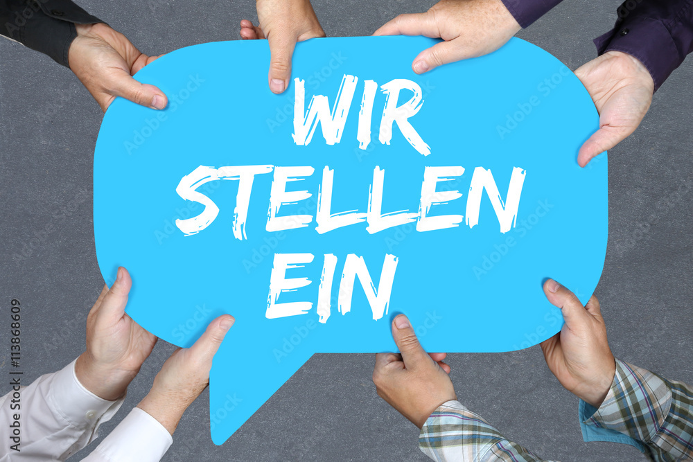 Φωτογραφία Gruppe Menschen halten Anstellung Jobs Job Arbeit Jobsuche Stell