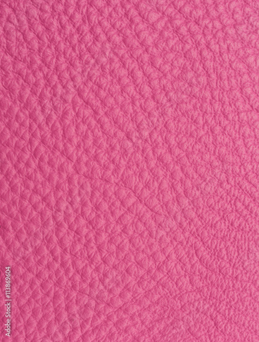 Pink leather macro shot