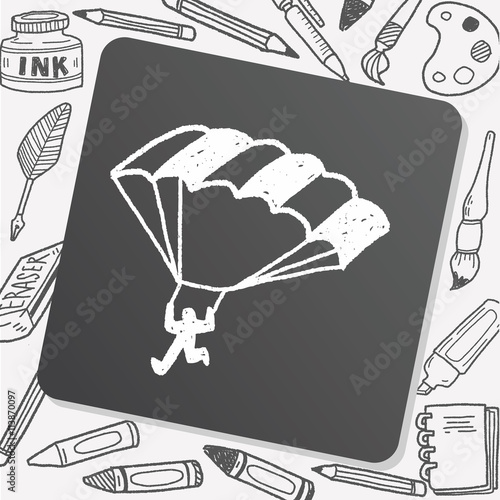 doodle parachute