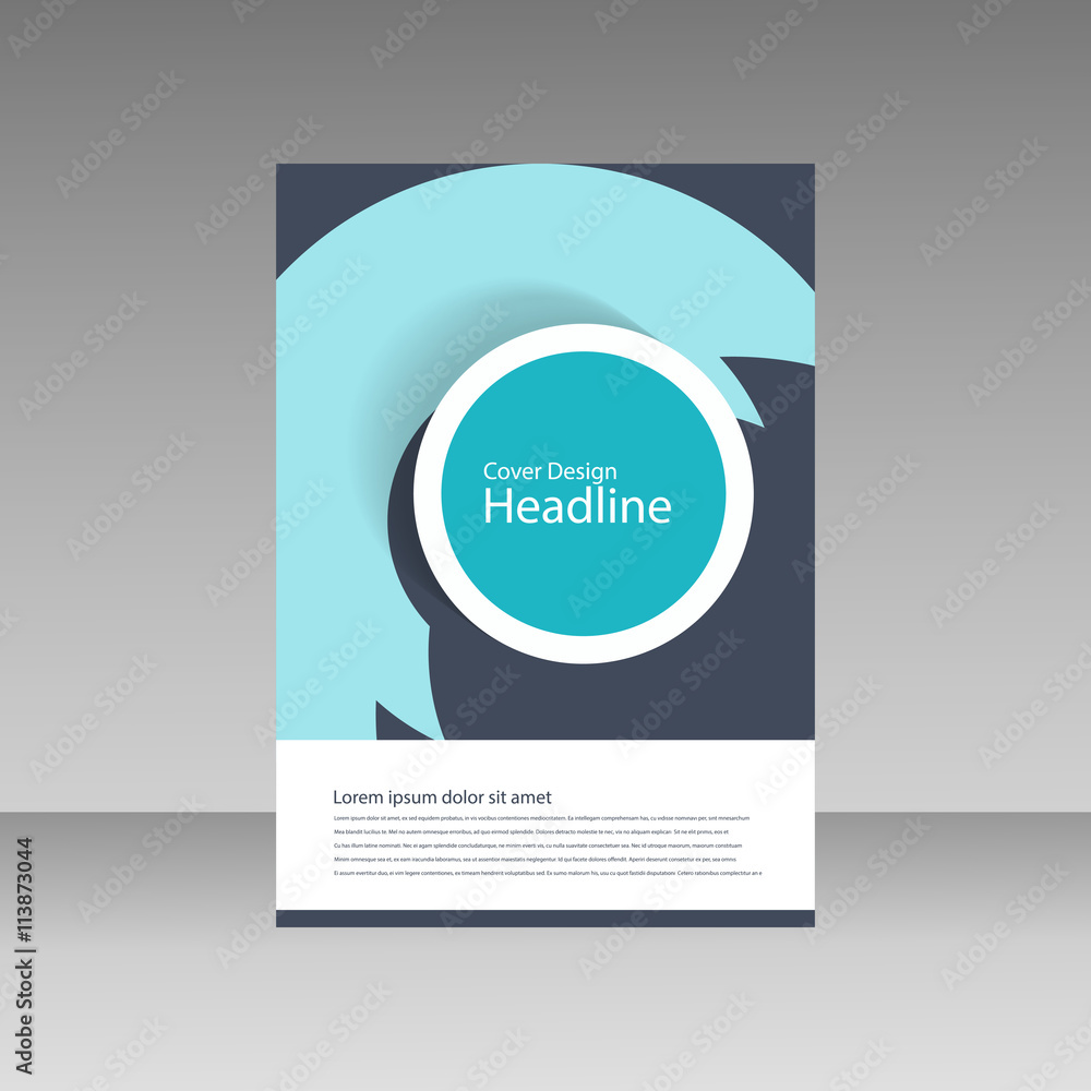 Brochure business style cover template